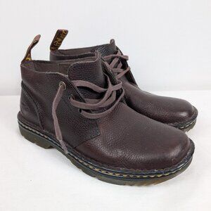 Mens Dr. Martens Sussex 3-Eye Chukka Boot Brown Industrial Leather Size 8